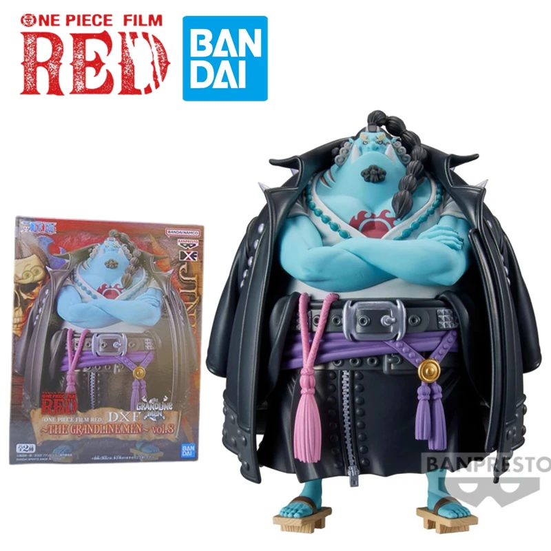 

In Stock ONE PIECE FILM RED DXF Jinbe Anime Figure 100% Original BANPRESTO 16CM PVC Action Figurine Collection Model Toys Gift