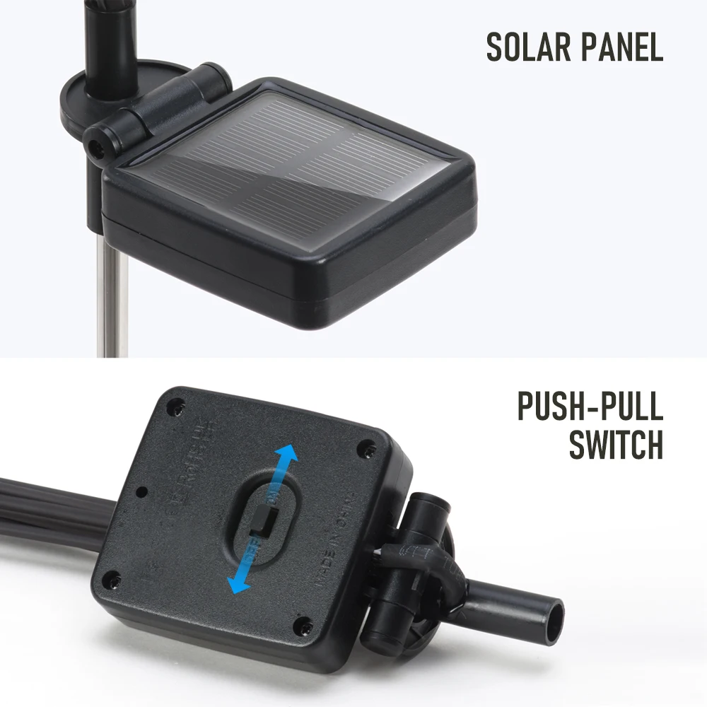 Уличная Светодиодная лампа на солнечной батарее для украшения сада фейерверк