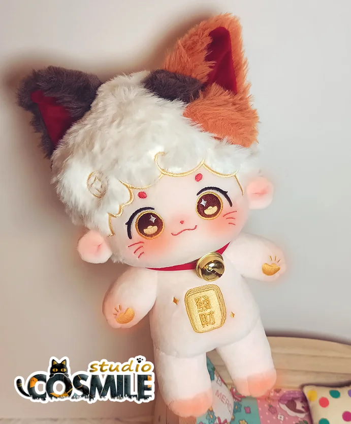 

No attributes Lucky Cat Neko Madara Nyanko Sensei Oni Monster Unique Stuffed Plushie 20cm Plush Body Toy XM Sa