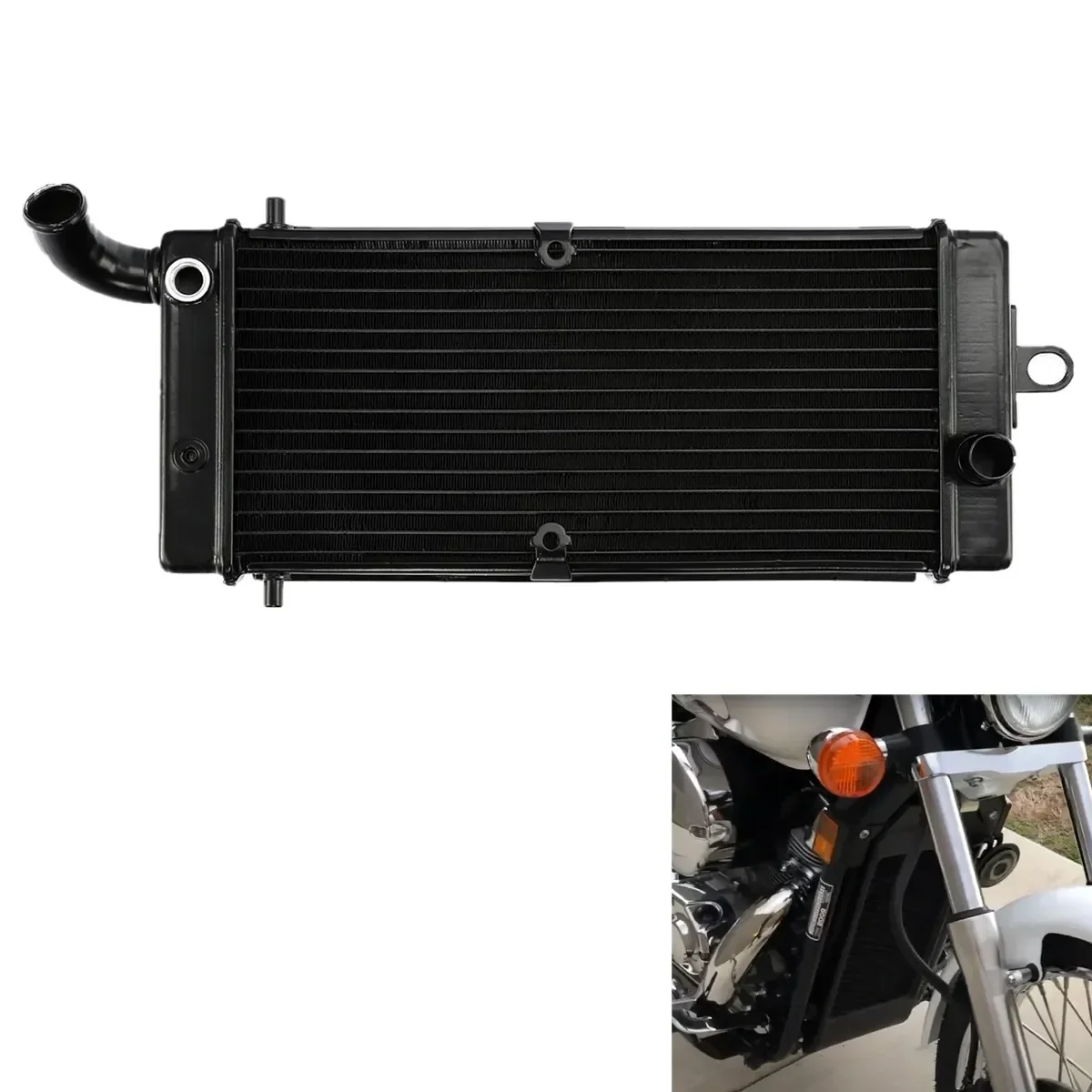 Запчасти для мотоциклов Honda VT750 VT 750 2004-2009 2007 кулер радиатора охлаждающие