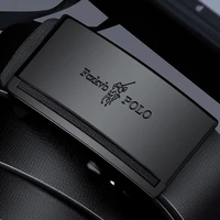 strap male metal automatic buckle ceinture top quality genuine luxury leather belts for men