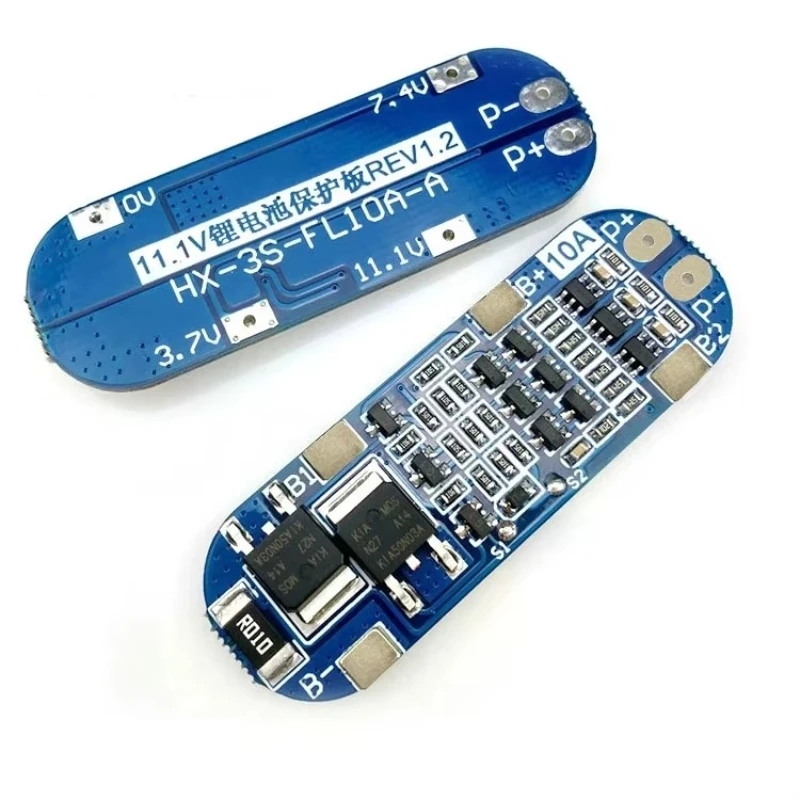 BMS 3S 10A 11 1 V 12V 12 6 18650 Защитная плата зарядного устройства для литиевых батарей