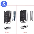 Деталь автомобильного ключа Xinyuexin для Vw Gollf 7 MK7, для Skoda Octavia A7, для сиденья, дистанционное управление без ключа, автомобильная металлическая деталь для Golf Mk7, автозапчасти