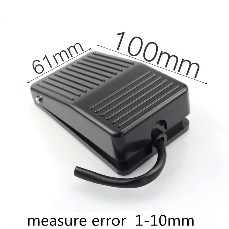 Nonslip Metal Momentary Electric Power Foot Pedal Switch | Switches
