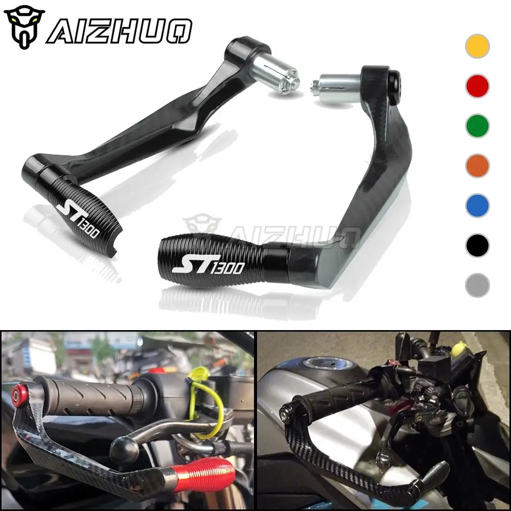 

For HONDA ST1300 ST 1300 2009 ABS 2005 2002 2003 7/8" 22mm Motorcycle Lever Guard Handlebar Grips Brake Clutch Levers Protector