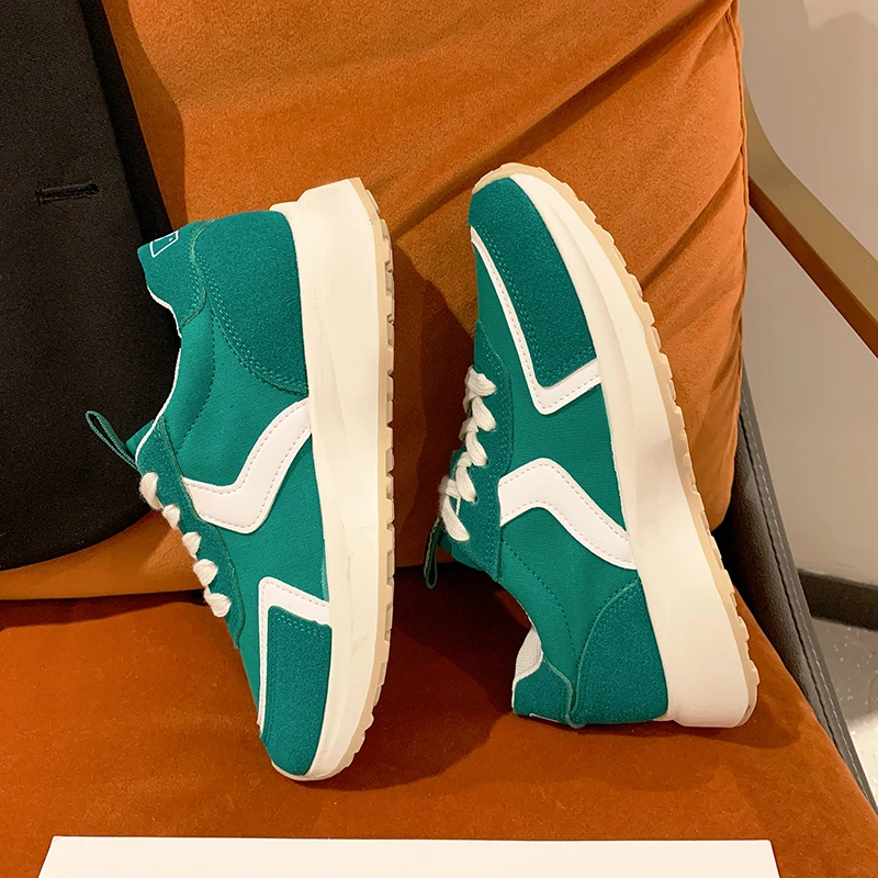 

Shein Romwe Sports Shoes Lace Up Sneakers For Women Running Shoes