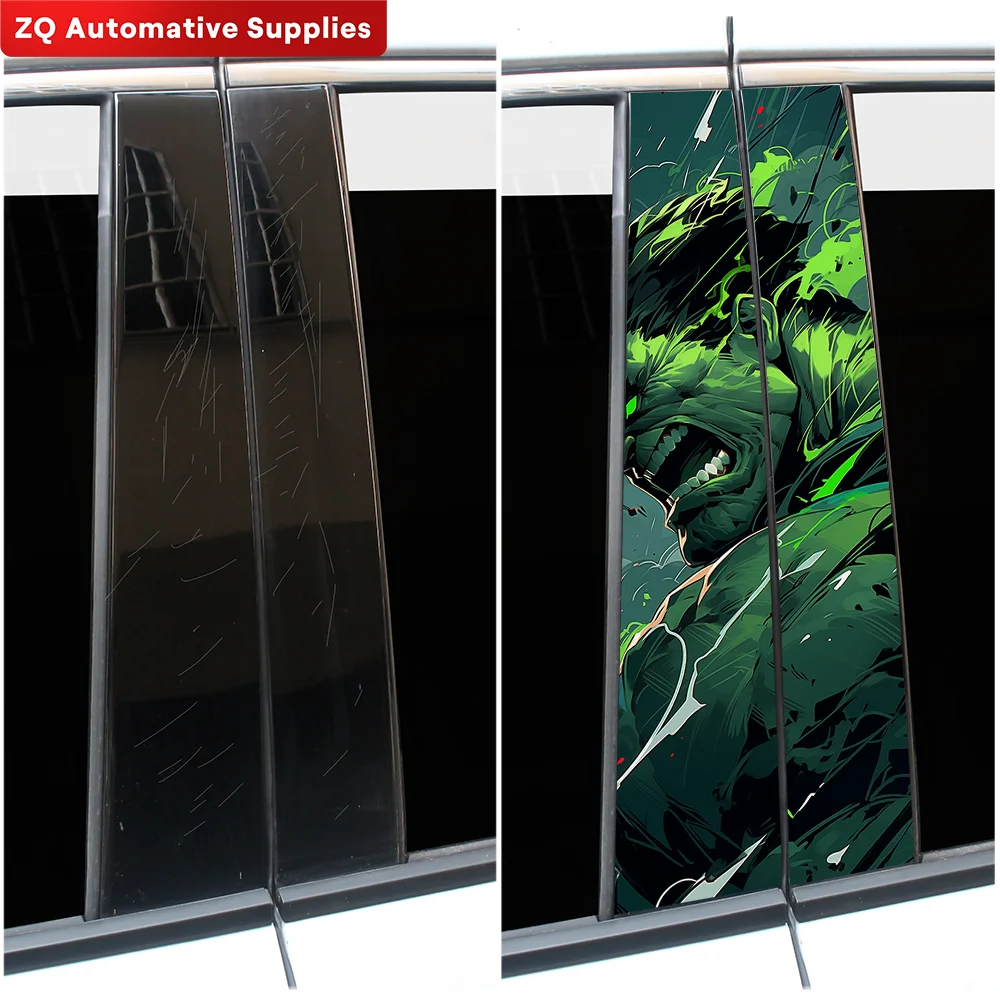 Автомобильные наклейки Hulk авто B-столб водонепроницаемые декоративные покрытия