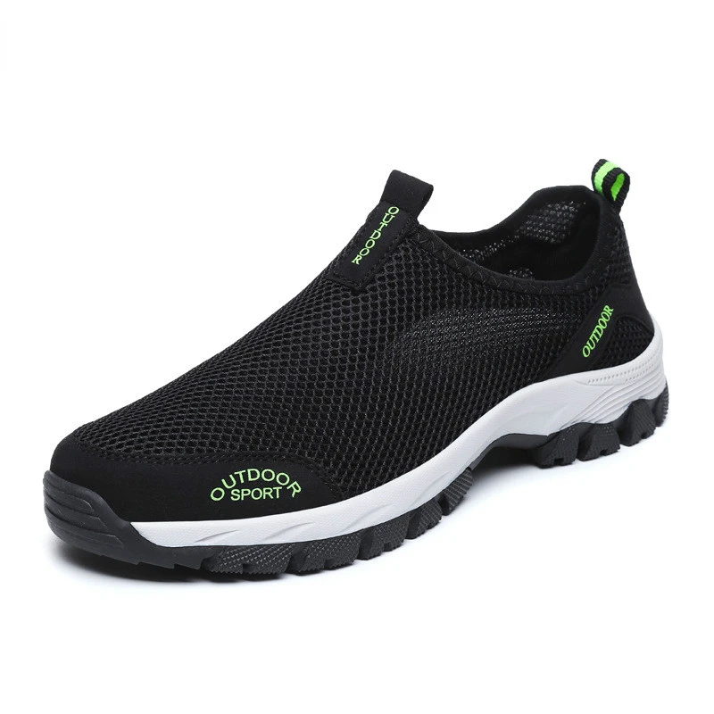

2022NEW Casual Shoes for Men 2019 Fashion Breathable Slip-On Mesh Shoes Men Sports Flat Shoes Sneakers Plus Size 39-49
