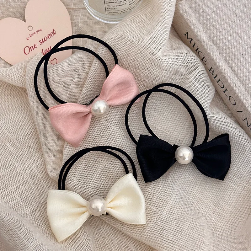 Резинки для волос scruntie женщин и девушек эластичные резинки в Корейском стиле