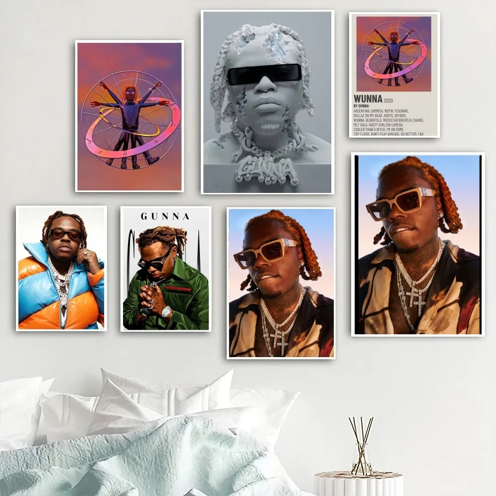 

Gunna Rapper DS4Ever Poster Poster, Wall Pictures for Living Room, Fall Decor