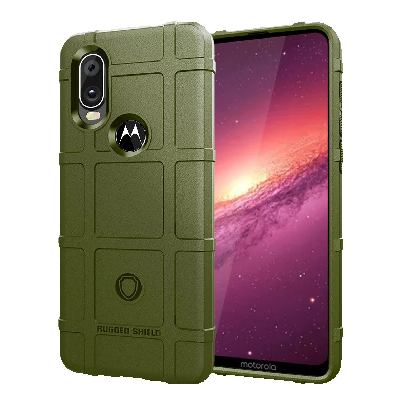 Бронированный чехол для Moto One Vision Plus Motorola Power2 Power противоударный защитный Fusion +