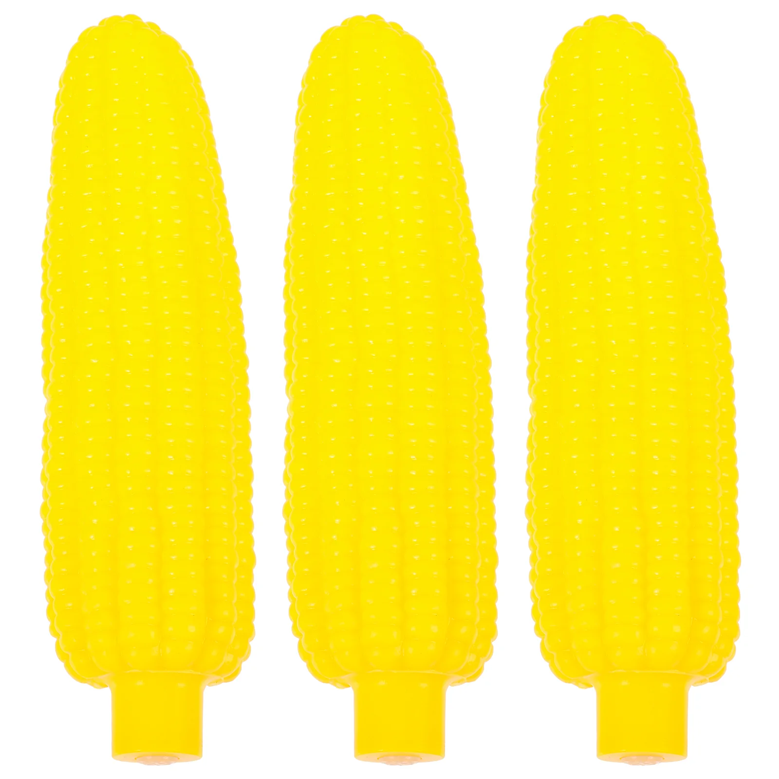 

3Pcs Interactive Dog Plaything Interesting Corn Shaped Molar Toy Corn Modeling Puppy Toy