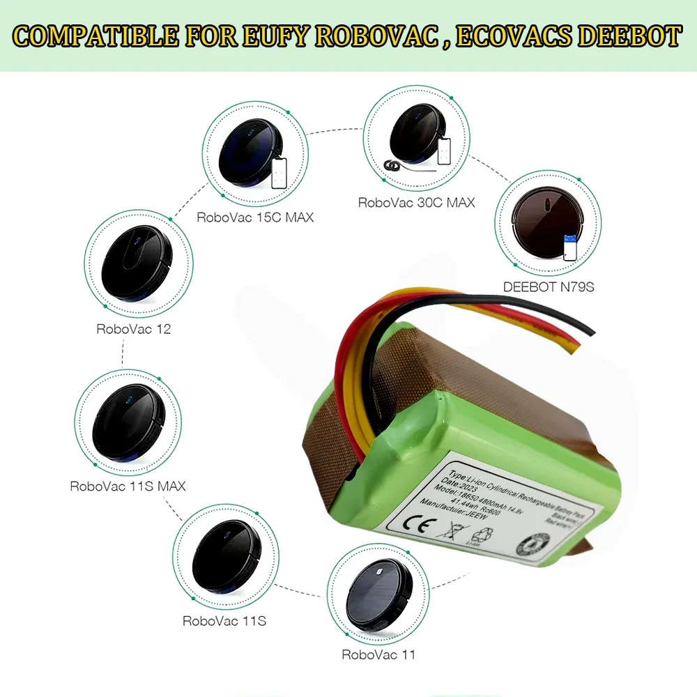 18650 4S1P литий-ионный аккумулятор 14 8 В для робота Haier Xshuai HXS-C3 робот-пылесос