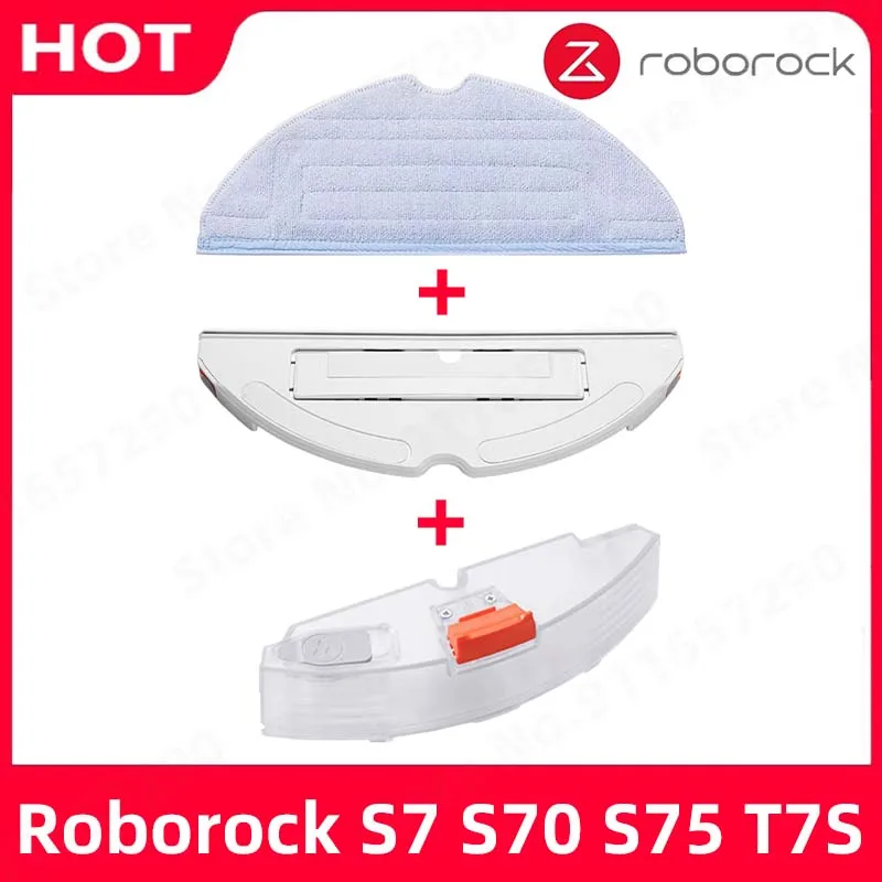 Запчасти для пылесоса Roborock S7 S70 S75 T7S бака с электрическим управлением баком воды