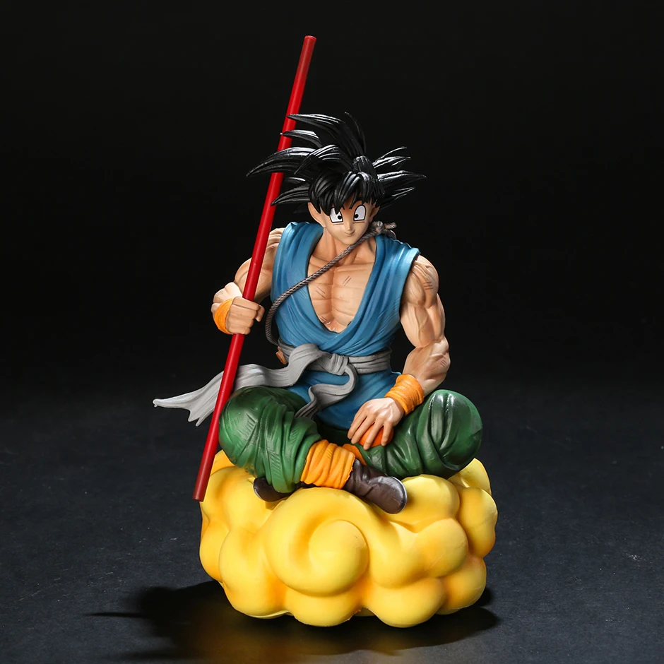 

Dragon Ball Young Son Goku with Cloud Somersault Anime Figure PVC Toy Model Doll Collection Gift
