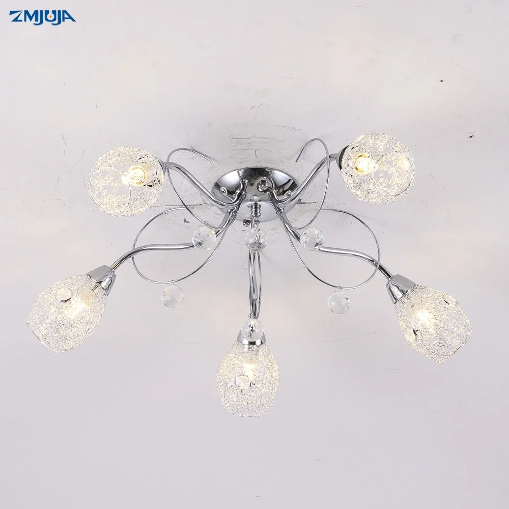 Роскошная подвесная люстра из искусственного кристалла для гостиной спальни