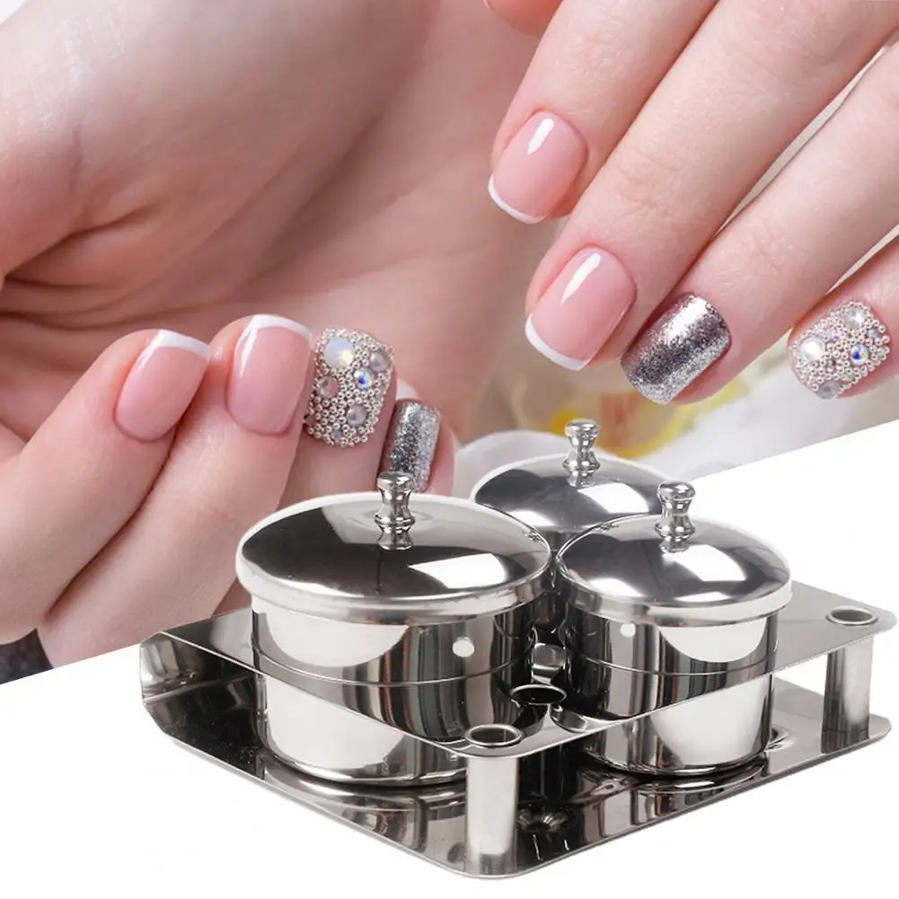 

1 Набор, чашка для хранения гель-лака с крышкой