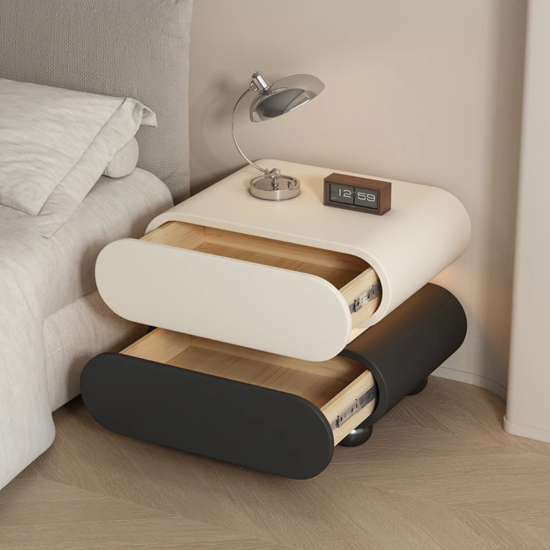 Экономичная прикроватная тумбочка для спальни современная мебель ящики
