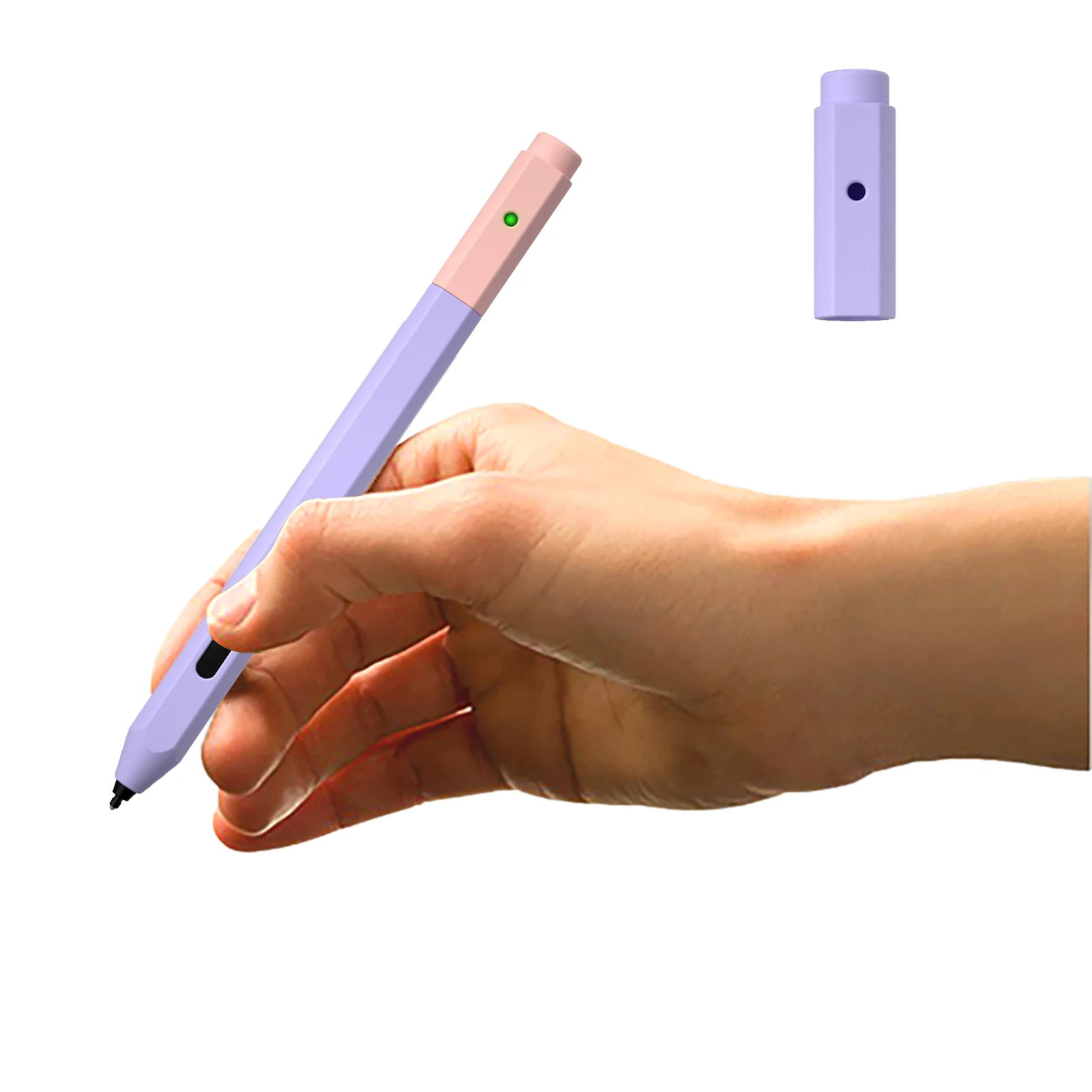 

Silicone Protective Pencil Case For Tablet Stylus Color Matching Stylus Protective Case Durable And Soft Contrast Color Pen Case