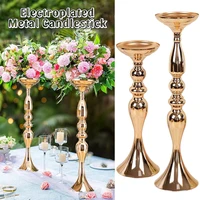 metal candle holder wedding flowers vases wedding props candlestick centerpieces home party table decor layout ornaments