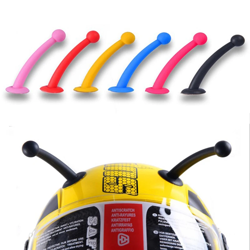 

High Quality Silicone Motorcycle Helmet Antenna Baby Sucker Bee Snail Tentacles Horns Personality Decorative Accessories