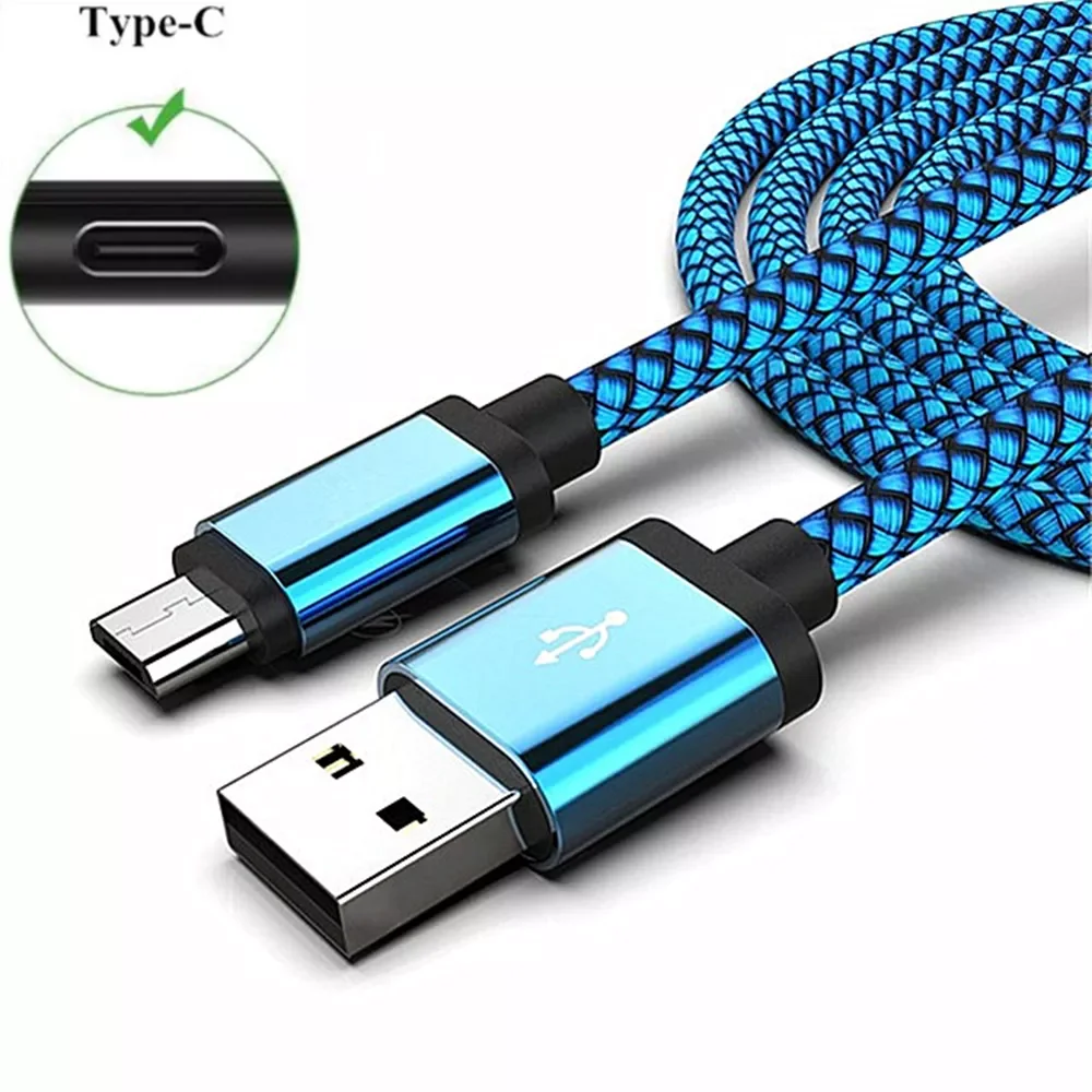 

NEW2022 1~3m Type-C USB C Charger Cable Charging for Samsung Galaxy A20 A20E A30 A40 A40s A50 A60 A70 A51 A71 M10 M20 M30 M40 S1