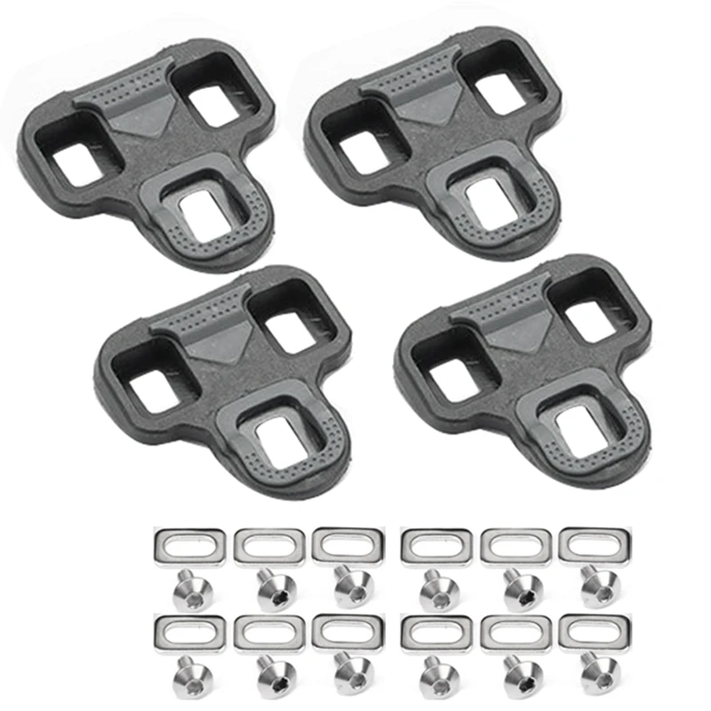 

2 Pair Bicycle Pedal Cleats Road Bike Self-Locking Plate For Lock Keo Pedal Ultralight Cycling Pedals Cleat Accessories