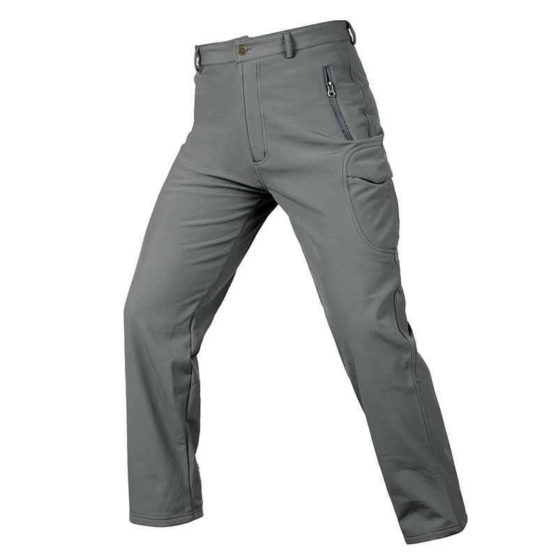 

Men's Shark Skin Soft Shell Tactical Pants Winter Fleece Warm Outdoor Windproof Waterproof Military Combat Trousers Male Joggers