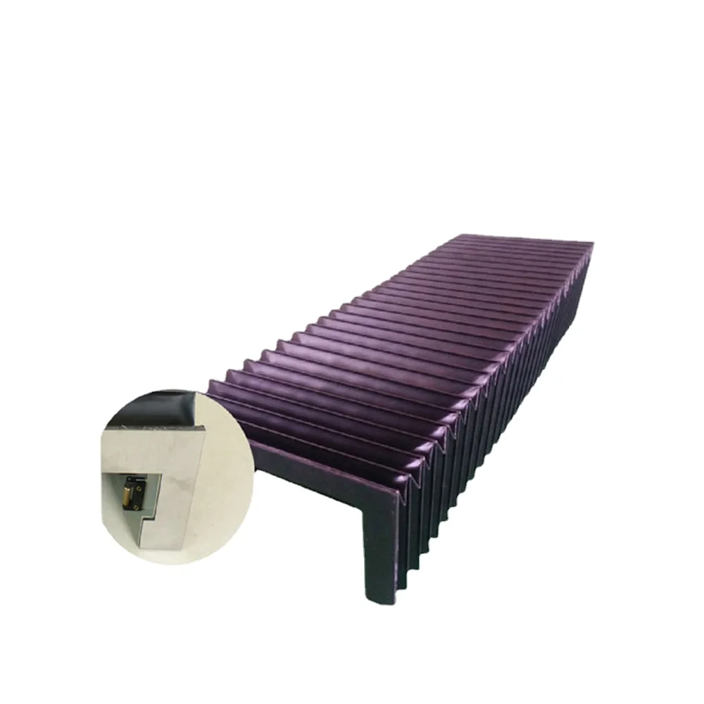 

linear rubber flexible dust covers rectangular accordion bellows CNC machine medical product