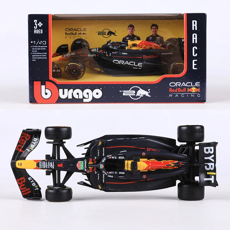 Burago 1:43 Red Bull Racing RB20 2024 No 1 и 11 из сплава роскошный автомобиль литая под давлением