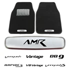 Автомобильные коврики для Aston Martin V12 AMR DBX CYGNET DBS RAPIDE V8 VANTAGE загато DB7 DB9 DB11, металлические наклейки с эмблемой, аксессуары