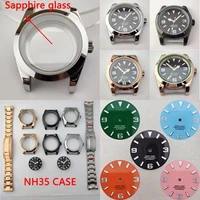 nh35 case 39mm sapphire glass automatic men watch cases nh36 case nh35 watch parts case nh36 nh35 movement for explore case