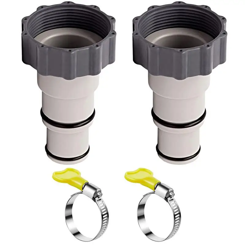 

Pool Drain Pump Adapter Replacement Hose Adapter With Collar Pool Pump Replacement Parts & Accessories Replace For Threaded
