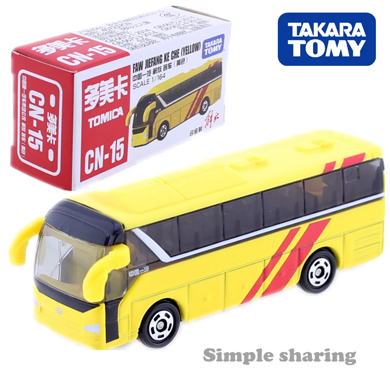 

Taraka Tomy Tomica CN-15 FAW JIEFANG KE CHE Bus Model Kit 1/164 Diecast Car Pop Baby Toys Magic Funny Miniature Kids Bauble