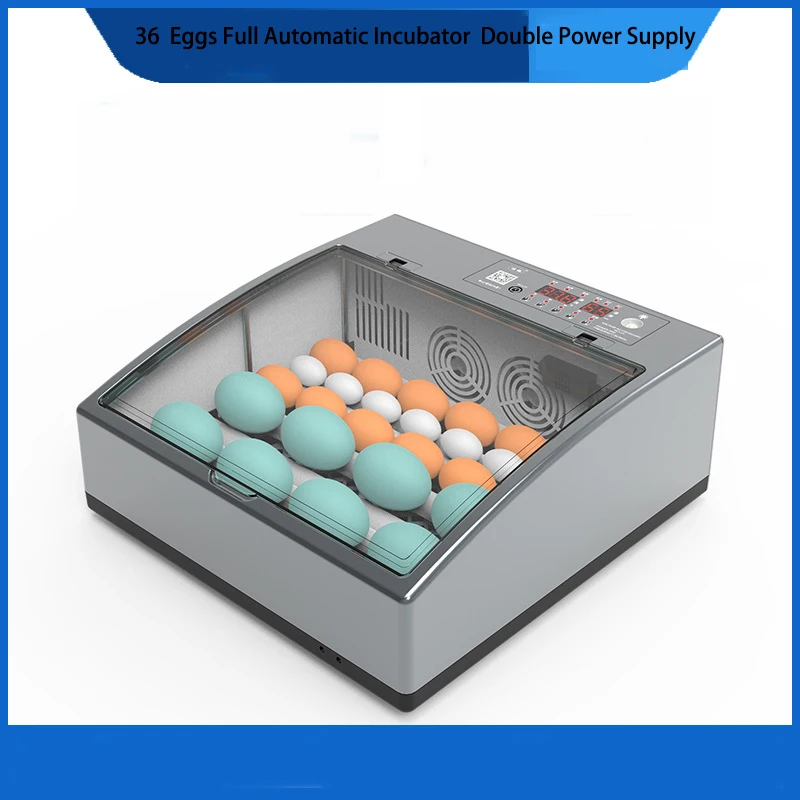 

36Eggs Eggs Incubator Brooder Chicken Bird Egg Fully Automatic Hatcher Machine Farm Commercial Hatching Turner Incubation Tool