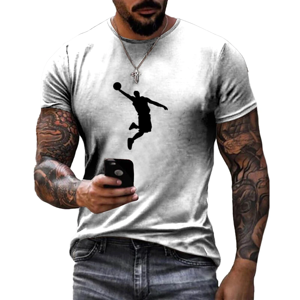 Футболка мужская с коротким рукавом Повседневная Уличная одежда модный