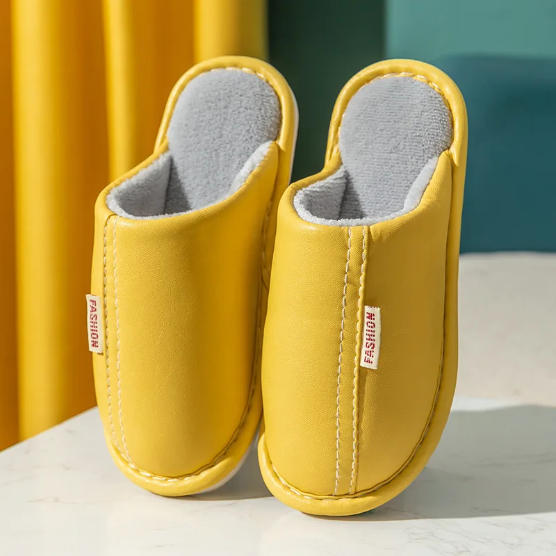 

Winter Warm Women Slippers Fluffy Slip on Flats Shoes Female Faux Fur House Mute Plush Pantuflas Bedroom Chaussons Home Couple