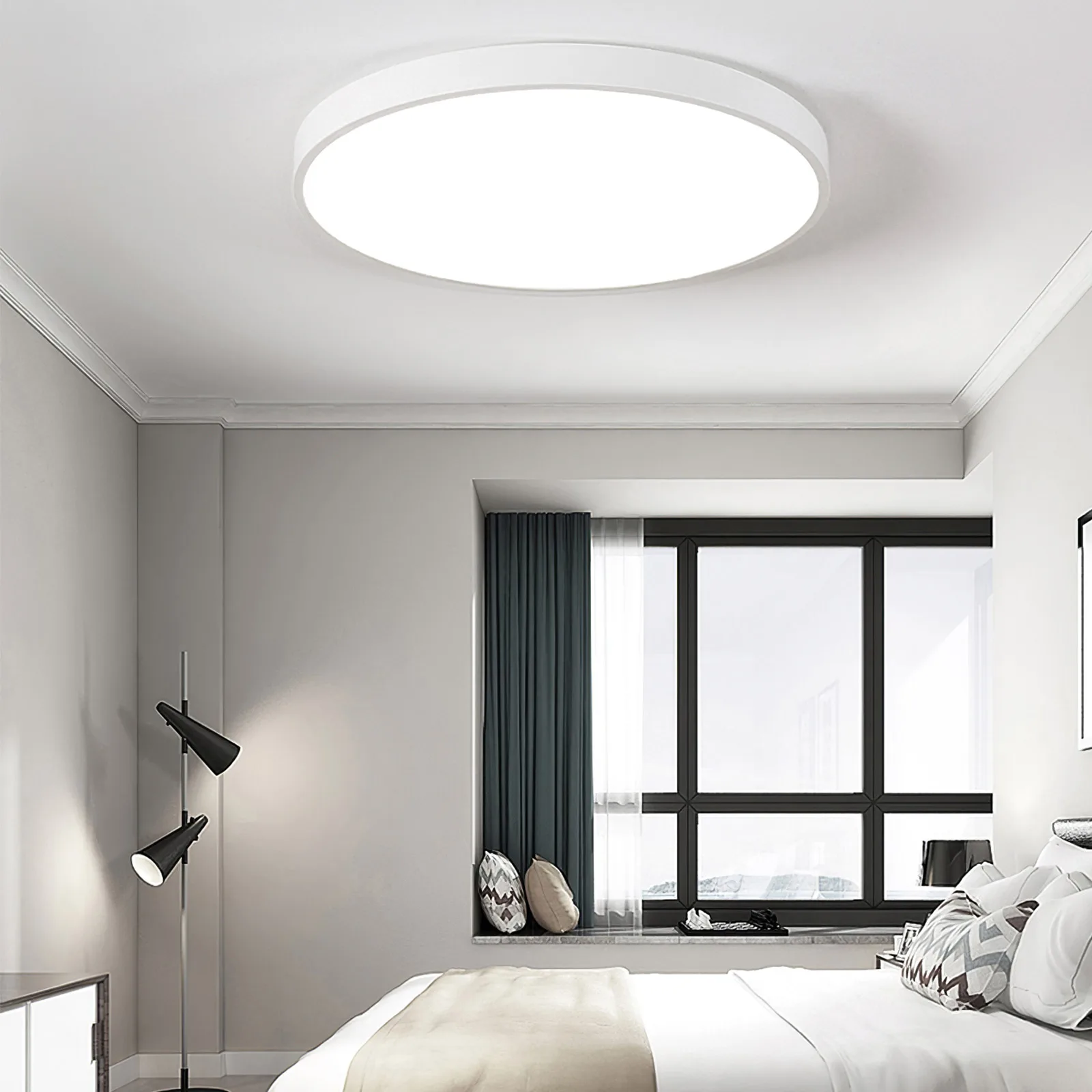 

LED Ceiling Lights Modern Lighting 220V Dimmable Waterproof Panel Lamp Living Room Bedroom Kitchen Moistureproof Mustproof
