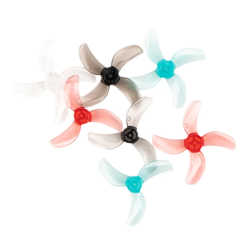 4 пары GEMFAN 1S бесщеточный 1208 1209 PC пропеллер 3/4 лезвия Диаметром 31 мм CW для Tinywhoop FPV дрона 25000KV 0802 Motor