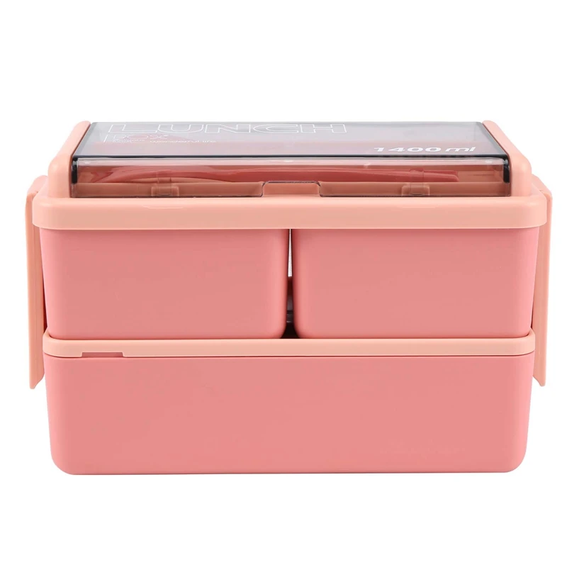 Набор Bento Box ланч-бокс для взрослых 47 35 унций с 3 отделениями контейнеры