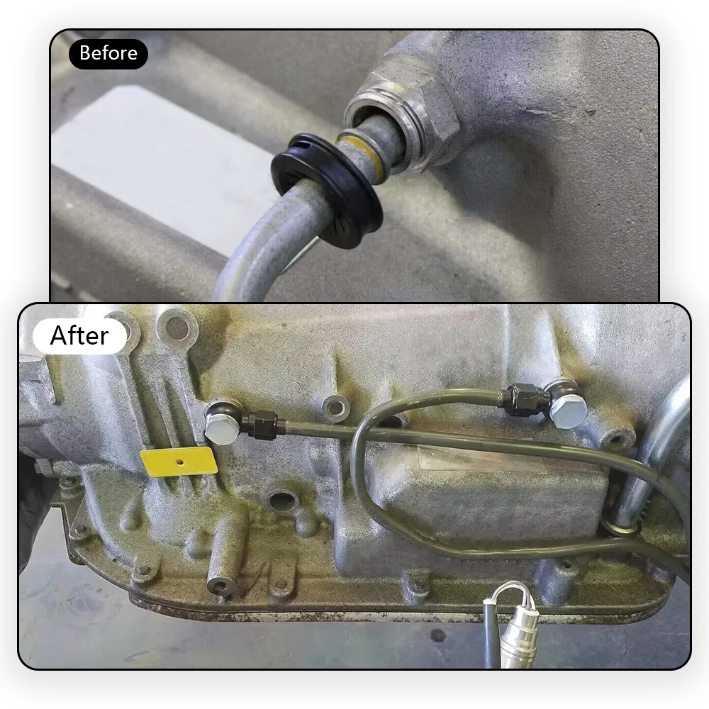 Алюминиевый переходной болт банджо AN6 AN-6 -6 и до 12 5 мм тормозной фитинг черный