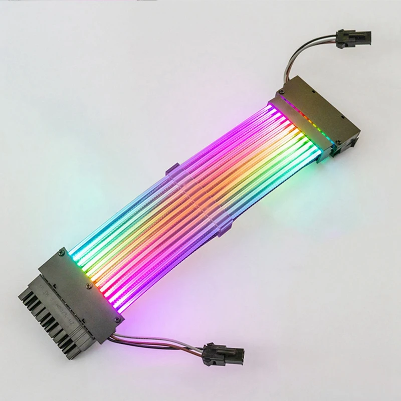 Запасные части для замены Корпуса ПК удлинительный RGB-кабель блока питания