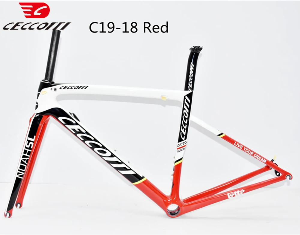 Carbon Fiber Road Bike Frame Rim Brake Super Light Bicycle Frameset T1000