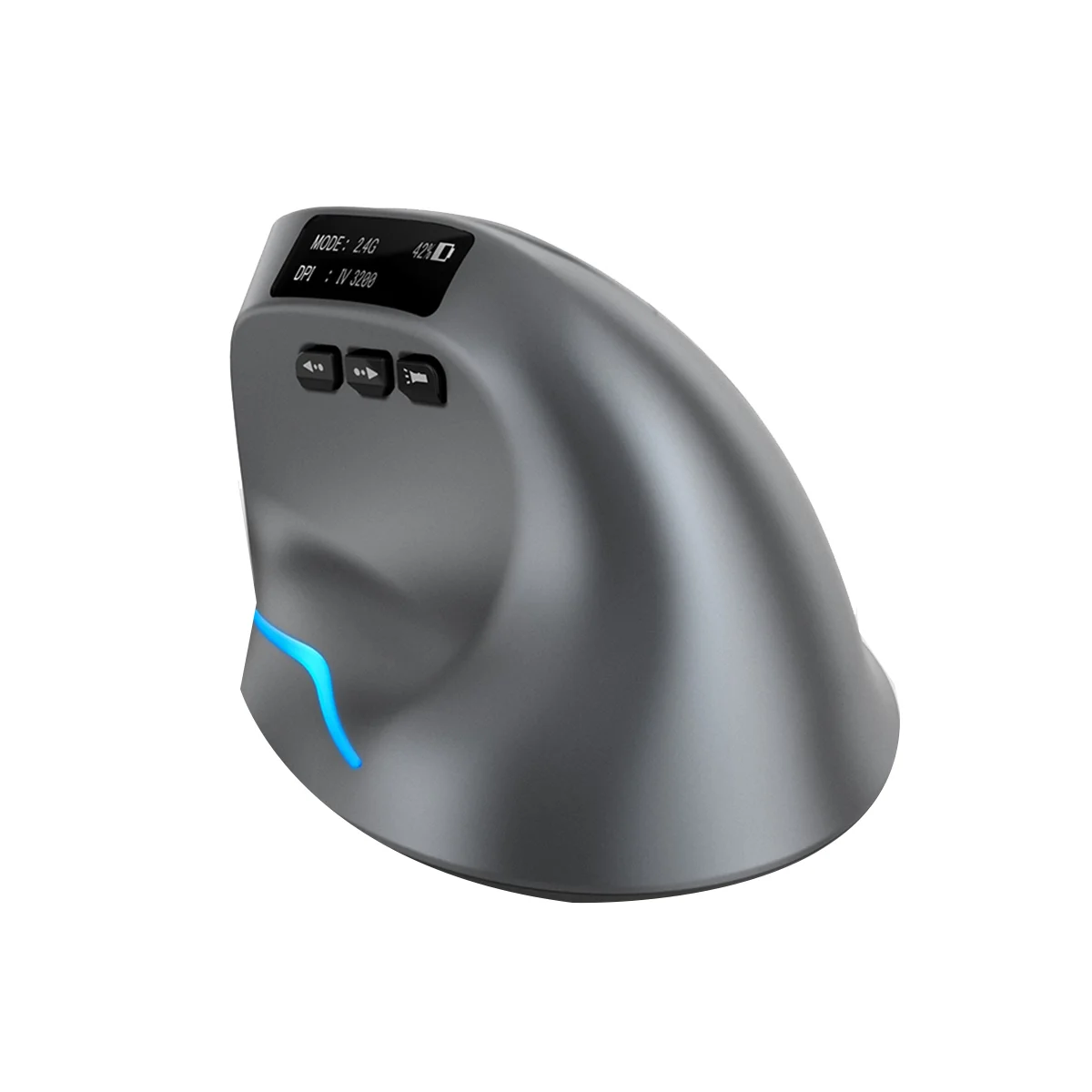 

Беспроводная Bluetooth-мышь с OLED-экраном, USB, RGB, перезаряжаемая мышь для компьютера, ноутбука, планшета, эргономичная игровая мышь