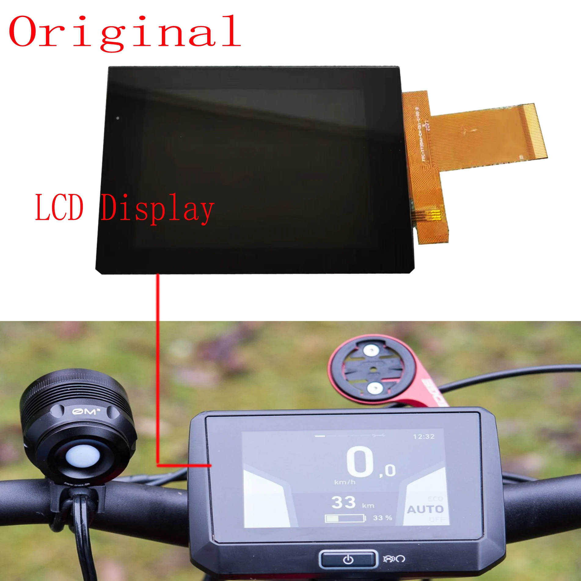 

Новый оригинальный ЖК-дисплей со стеклянной панелью Для FLYER FIT D1 ремонт электровелосипеда сменный экран