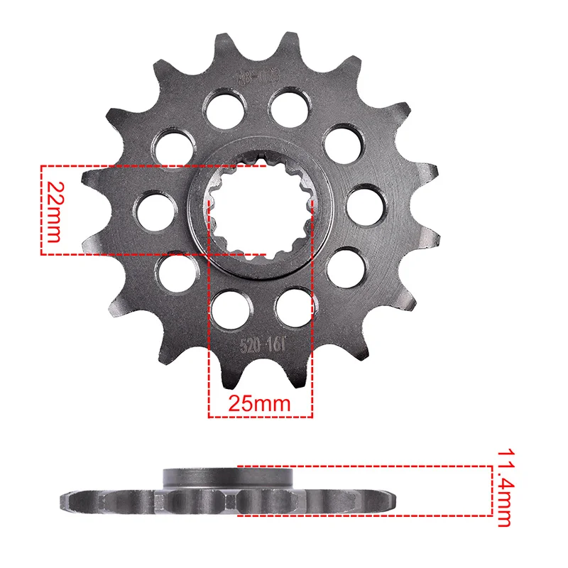 Передняя звездочка зубчатого привода 14T 15T 16T 17T для KT/M Off Road 350 400 600 620 LC4 Enduro 625 660 SMC 690