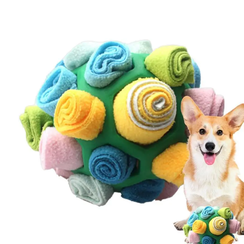 

Interactive Dog Puzzle Toys Encourage Natural Foraging Skills Portable Pet Snuffle Ball Toy Slow Feeder Training Educational Toy