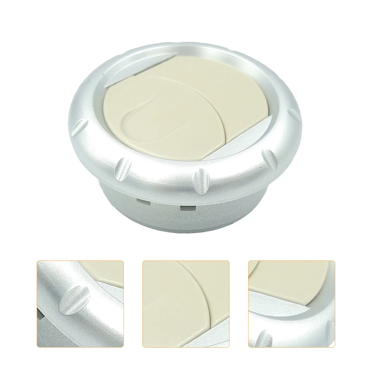 

3pcs Air Conditioning Vent Universal RV Air Outlet Bus Round Outlet Vent Deflector