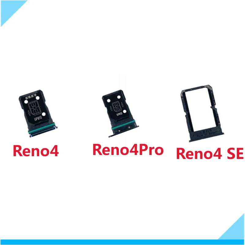 

Для OPPO Reno4 Pro лоток для sim-карты слот-держатель гнездо адаптера для OPPO Reno4 SE, Reno 4 запасные части