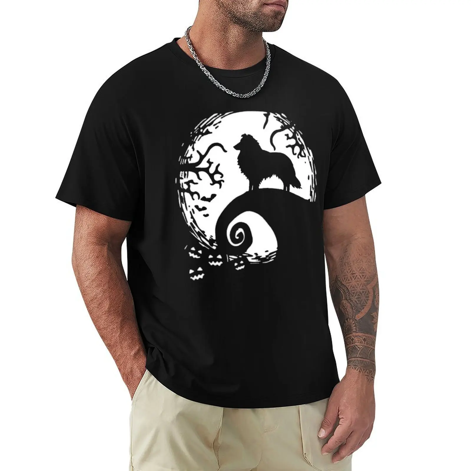 Футболка Sheltie на Хэллоуин одежда в стиле хиппи винтажная футболка для спортивных